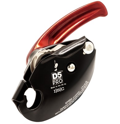 HD26290 ISC D5 Pro Work-Rescue Descender 1/2" without Panic Brake